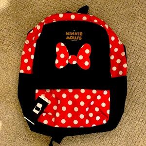 Brand New Disney Minnie Mouse Backpack w/ Tech Sleeve